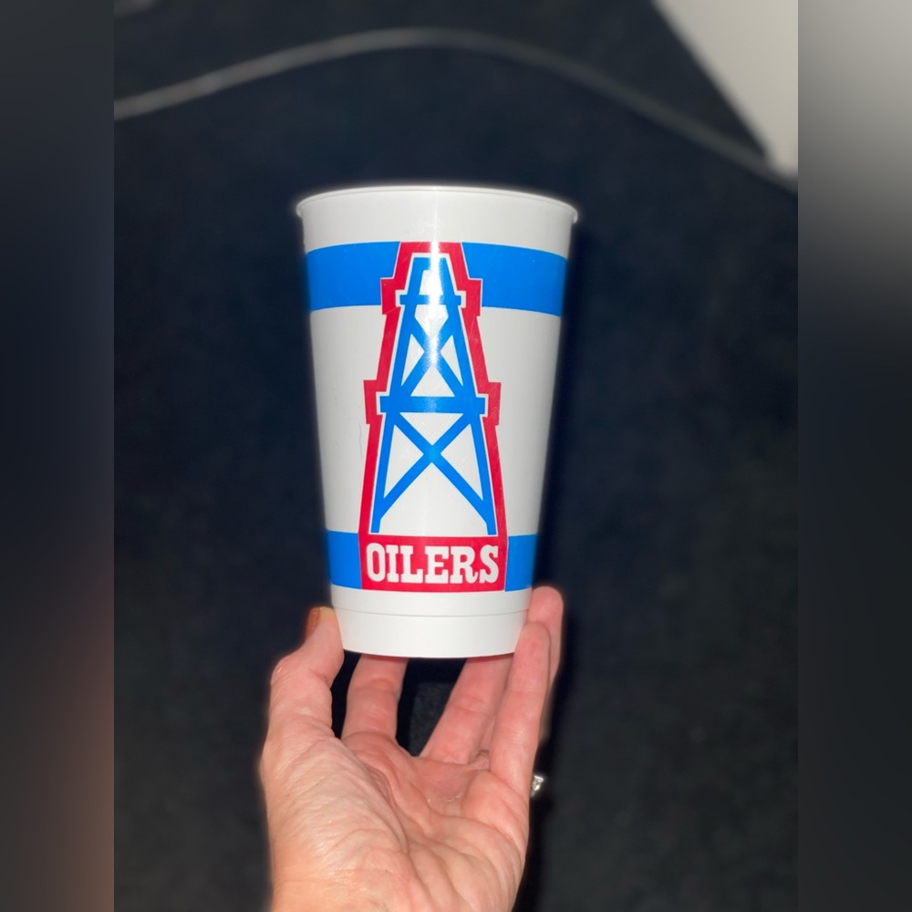 Plastic Houston Oilers SWEETHEART Cup